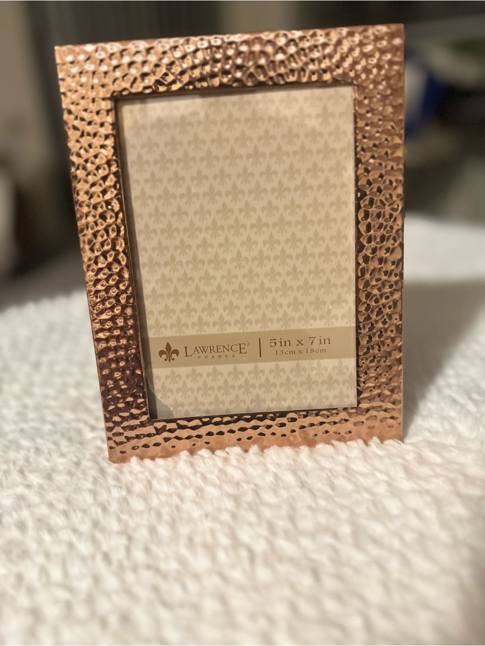 Hammered Copper Photo Frame - 5 x 7, Copper Finish